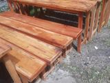 Table and Bench 6ft *15inch Mahogani