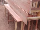 Table and Bench 6ft *1ft