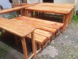 Table And Bench 6ft *1ft Mahogani