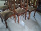 Table Chairs Made with Nadun Wood(8 Nos)