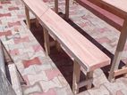 Table with Bench 6ft *15" Mahogani