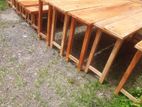 Table with Bench 6ft *15inch Mahogani