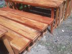Table with Bench 6ft ×15inch