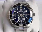 TAG HEUER AQUARACER CHRONOGRAPH BLACK DIAL BEZE