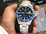 Tag Heuer Aquaracer GMT Calibre 7 Black Dial Automatic Mens Watch