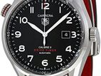 Tag Heuer Carrera Leather Strap Watch