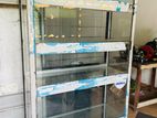 Tall Glass Showcase with Shelves (6x3 ft) වීදුරු ෂෝකේස් එකක් විකිණීමට
