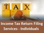 Tax Return Filing services - Individuals
