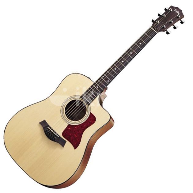 Taylor 110CE - Layered Walnut Back/Side-Cutaway Electro Acoustic Guitar ...