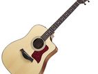 Taylor 110CE - Layered Walnut Back/Side-Cutaway Electro Acoustic Guitar