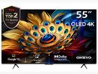 TCL 55" 4K QLED SMART GOOGLE TV WITH SINGER WARNTY