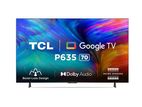 "TCL" 70 inch 4K Smart UHD Google TV (TCL70P635)