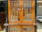 Teak 2 Door Display cupboard code 77656