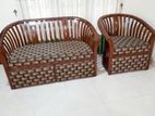 Teak 2 Sofa Chairs