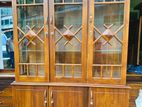 Teak 3 Door Display Cupboard Code 83837