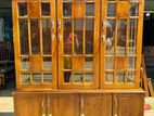 Teak 3 Door Display Cupboard Code 83837