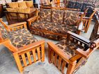 Teak 3+2+1 Sofa Set