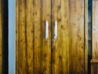 Teak 4 1/2* 7 2 Door Box Wardrobe