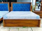 Teak 48 Inch Headboard Kusion Bed with Arpico 7 Spring Mettres(5*6)