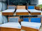 Teak 48 Inch Headboard Luxury Cushion Bed (5*6)(60*72)code 83837