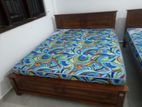 Teak 6 by 5 Box Bed (72-60) (E-3)