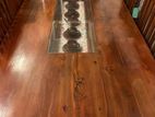 Teak 6 Chair Table