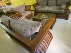Teak 6 Seater Sofa