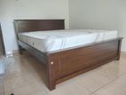 Teak - 6x5 Box Bed With Arpico Spring Mettress 7 Inches
