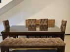 Teak 7 Seater Dining Table 6 × 3