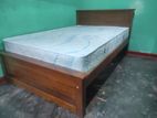 Teak 72x48 - Box Bed With Arpico Spring Mettress 7 Inches