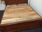 teak 78 by 60 box bed (B-21)