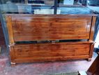 Teak 78 by 72 Box Bed (B-23)