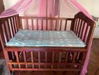 Teak Baby Cot