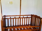 Teak Baby Cot