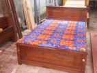 Teak Bed 6ft *4ft with Mattress