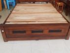 Teak Bed 6ft *5ft Box