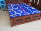 Teak Bed 6ft *5ft Box Type