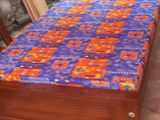 Teak Bed 6ft *5ft With Double Layer Mattress