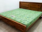 Teak Bed 6×6 with Mattress