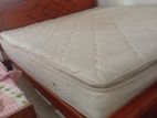 Teak Bed 72' *78 with 12" Inches Spring Mettres