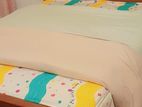 Teak Bed and Damro Mattress
