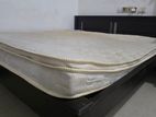 Teak Bed with Mattress