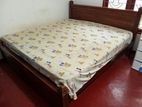 Teak Bed and Mattress