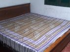Teak Bed with Mattress