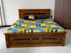 Teak Bed Set