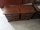 Teak Bed Side Cupboard