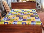 Teak Bed with 2 Layer Mattress 6ft *5ft