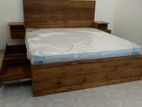 Teak Bed with 4 Drawers