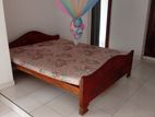 Teak Bed With Damro Mattress King Size