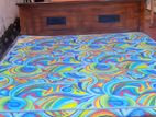 Teak Bed with Hybrid Mattress 6ft *6tt